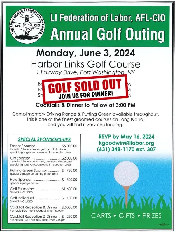 Golf Outing Sold Out